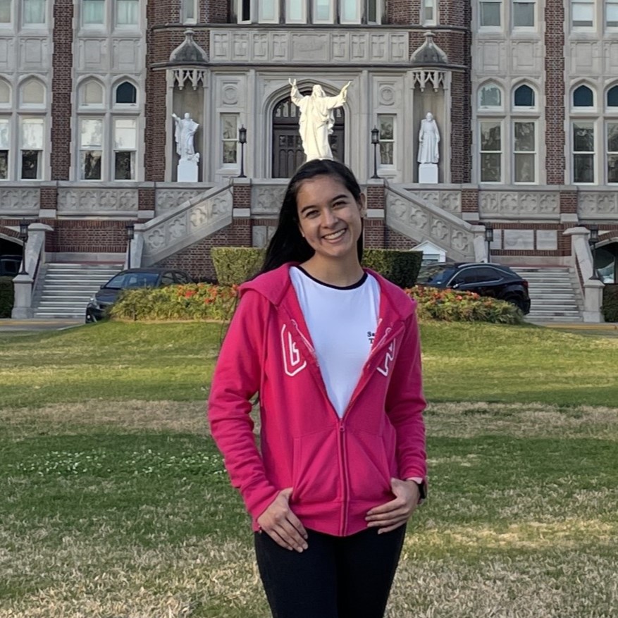 Allison García, estudiante de Ingeniería - Loyola University USA