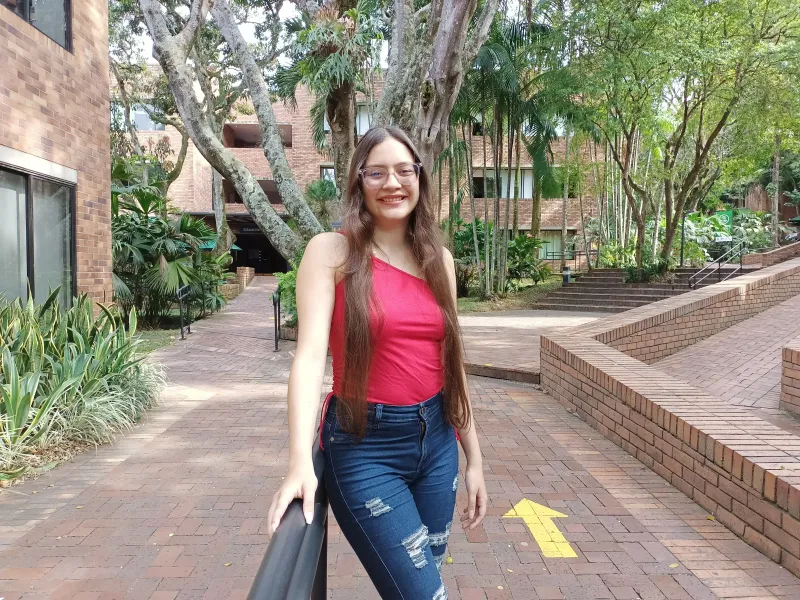 Yasmín Hoyos, estudiante de Matemáticas Aplicadas de la Javeriana Cali