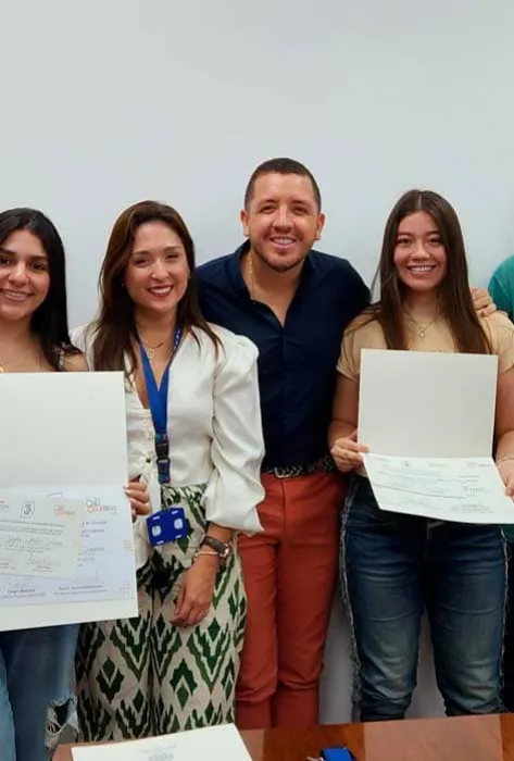 Estudiantes del programa de Turismo recibieron certificación de ASOCOLWEP 